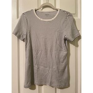 Lands End Shaped Fit Striped Top